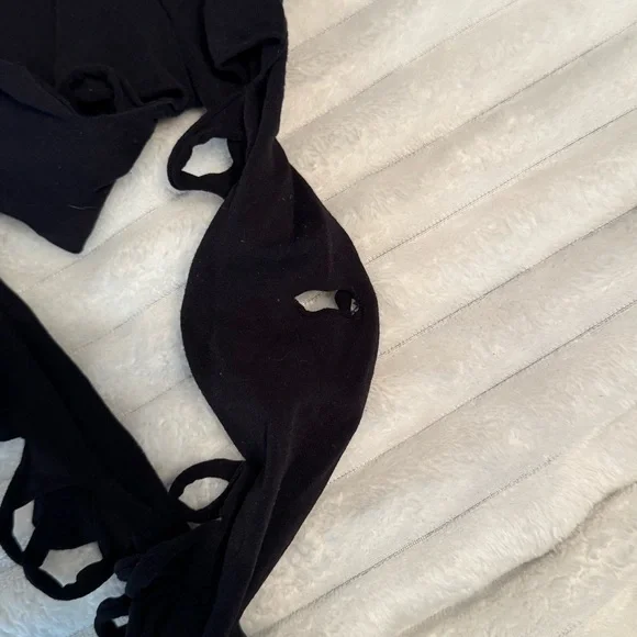 Spencers Body Rage Black Ripped Leggings Goth Grunge - Picture 5 of 7